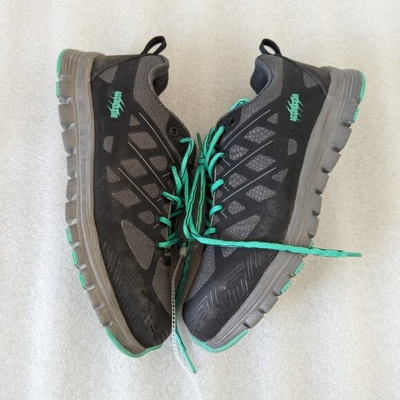 Aggressor Women's Steel Toe Steel Plate Athletic Safety Shoes - Black 8.5 - Picture 4 of 9